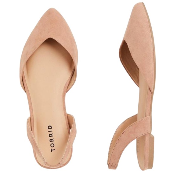 torrid Shoes - TORRID: V-Cut Slingback Flat (WW) - Size 11